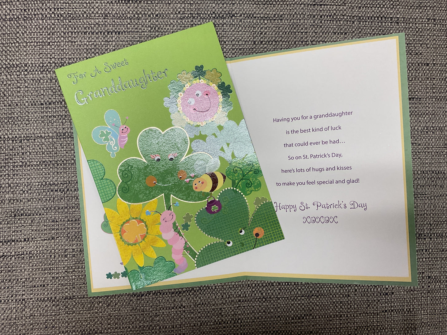 Young Granddaughter - St. Patrick’s Day Card