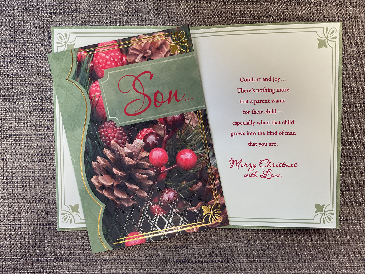 Son Christmas Card