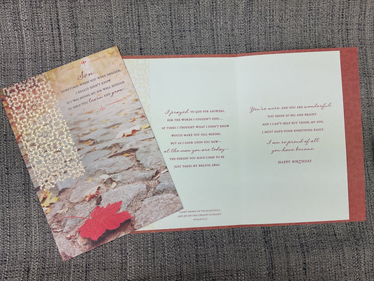 Son * Religious* - Birthday Card