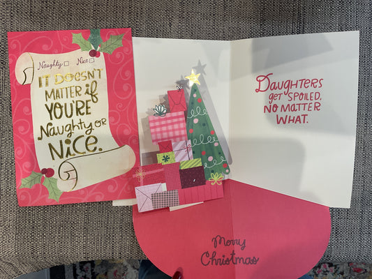 Daughter Christmas Card