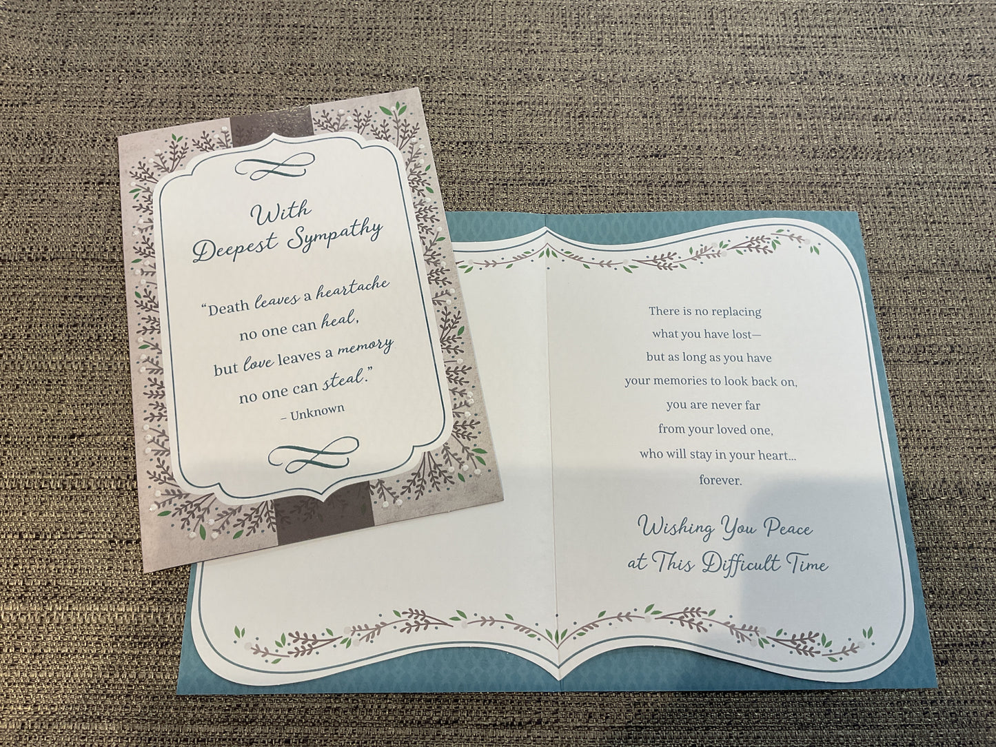 Sympathy Card For Anyone