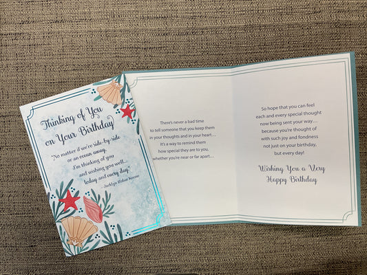 Thinking of You Birthday Card