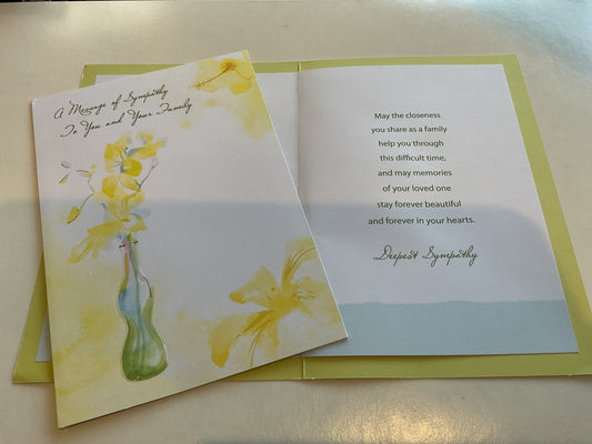Sympathy (To You and Your Family)