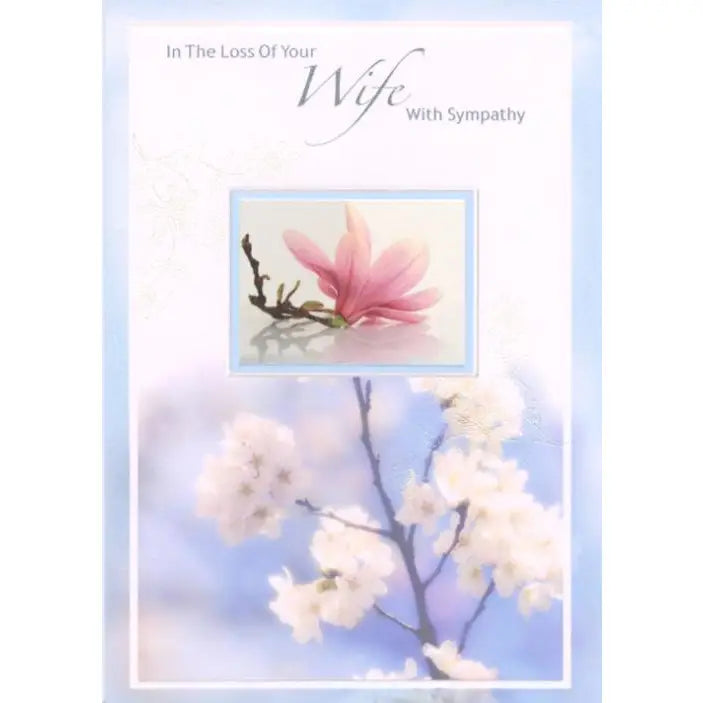 Sympathy Loss of Wife Card