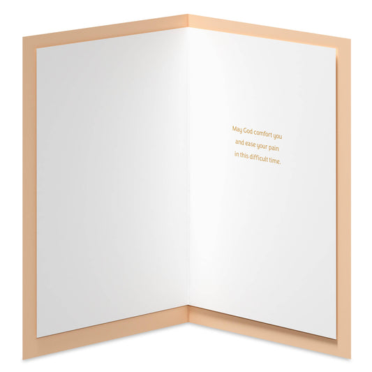 With Sympathy for Your Loss Floral Card