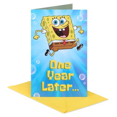 SpongeBob Birthday Card