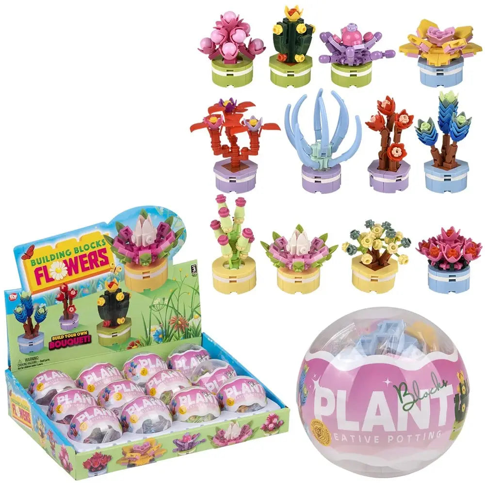 2.5" Building Block Flowers