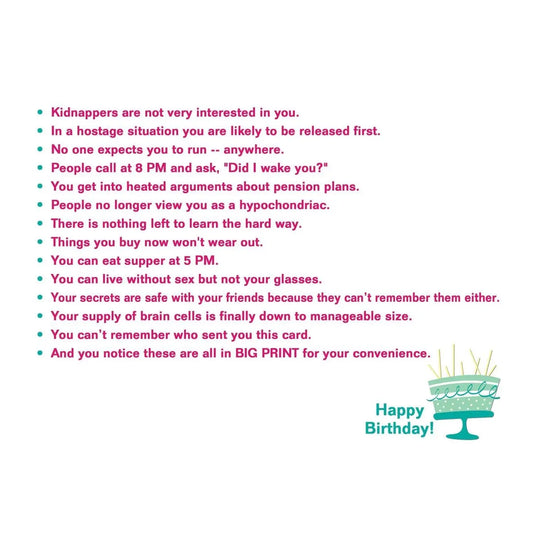 Humor 60th Birthday Card