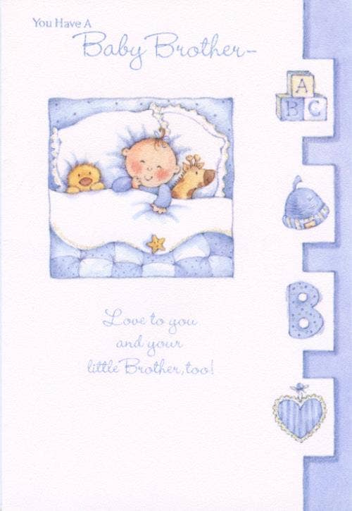 Baby Brother Card