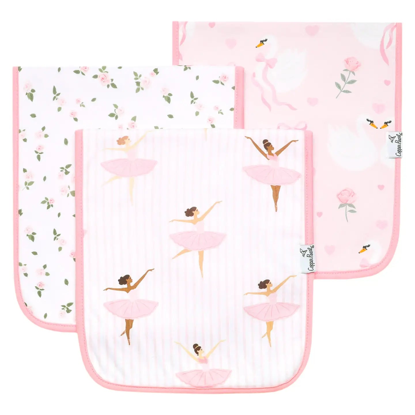 Copper Pearl Premium Burp Cloths