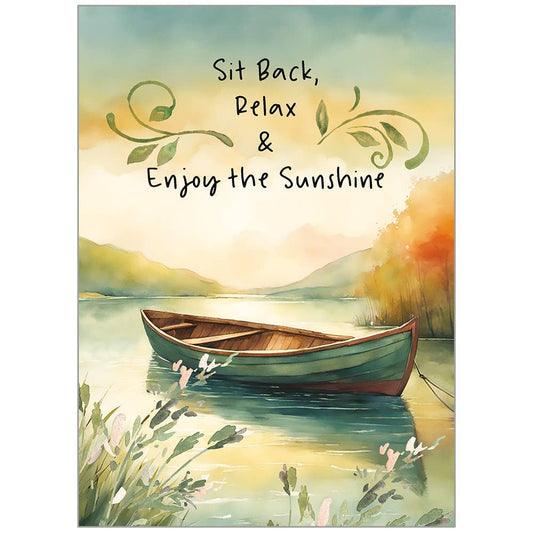 Sit Back and Relax - Faith Retirement Card