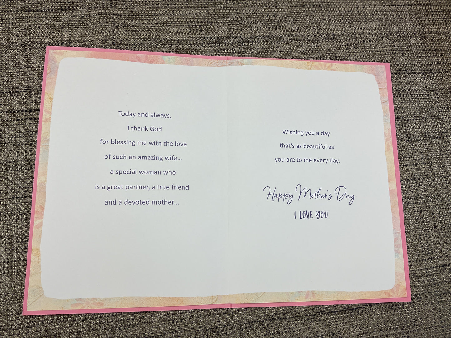 Wife- Mother’s Day