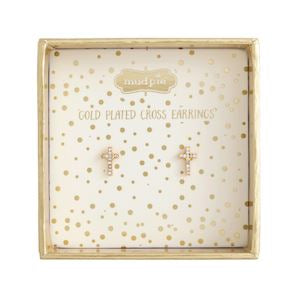 Cross Stud Earrings