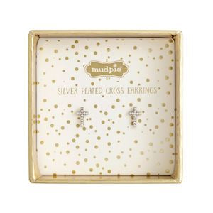 Cross Stud Earrings