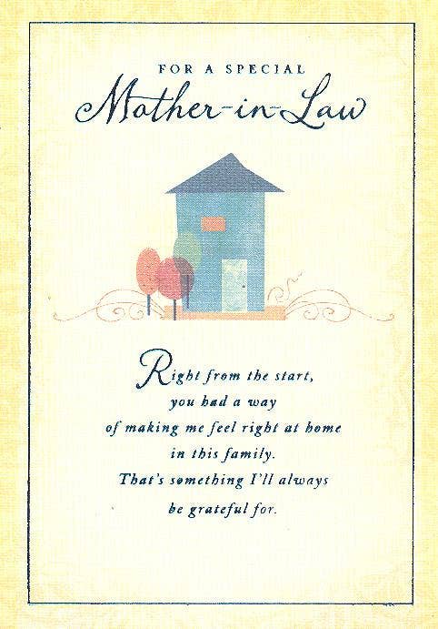 Mother-In-Law Birthday Card