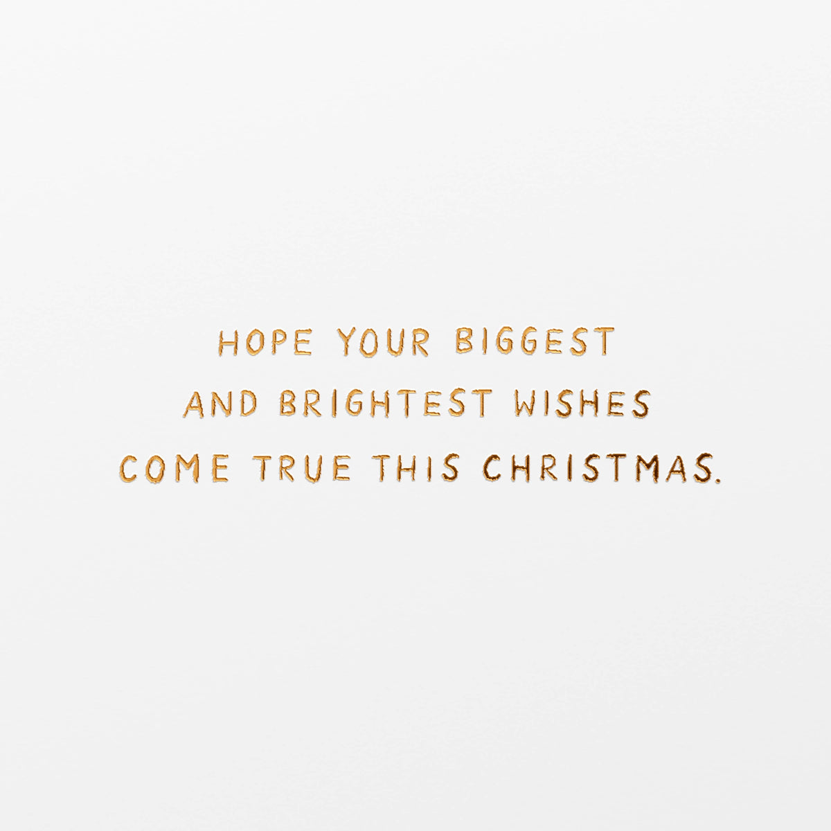 Christmas Card with Midnight Village Scene