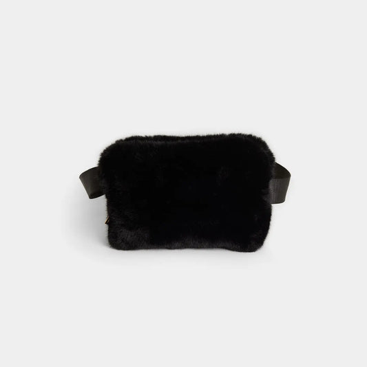Estelle Faux Fur Sling Bag, Asst
