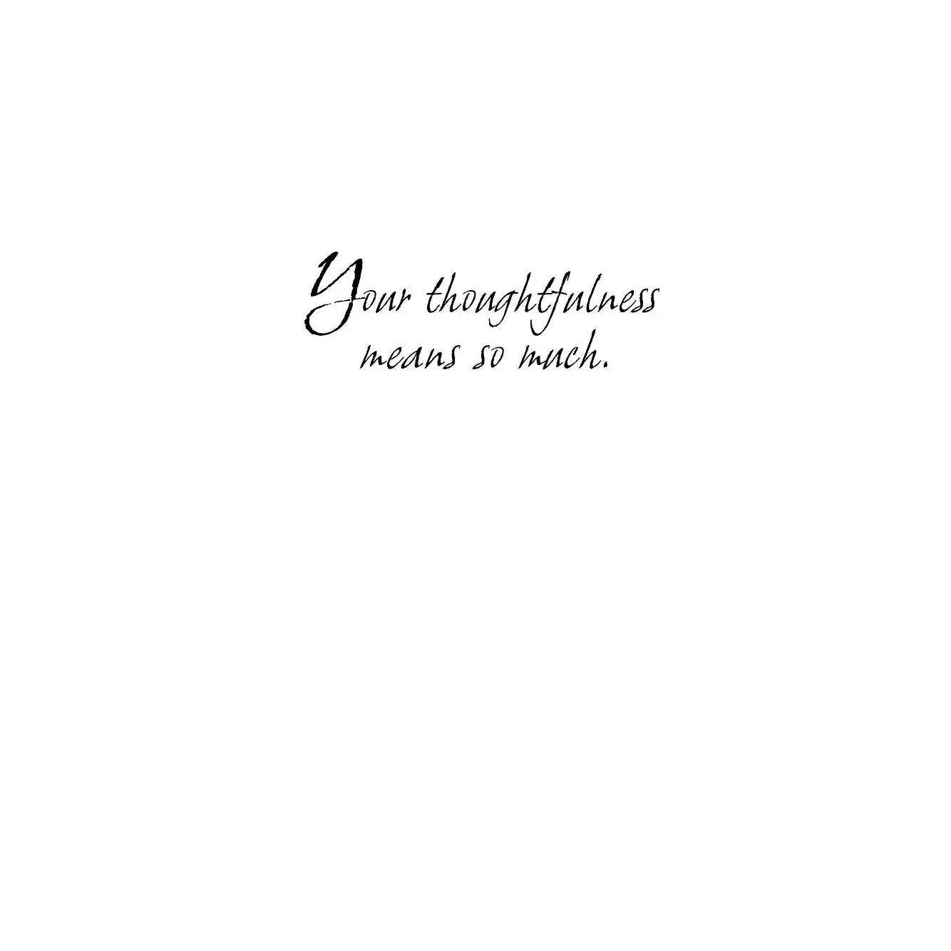 With Special Thanks Card