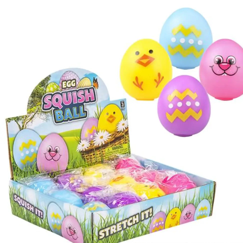 2.33" Squeeze and Stretch Gummi Easter Egg