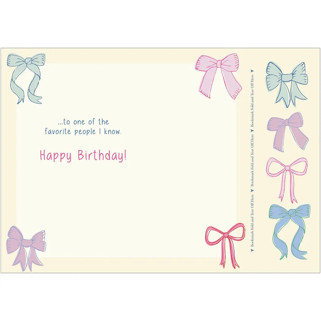 Bows in Rows - Birthday Card