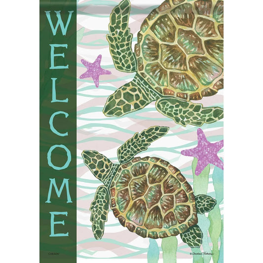 Turtle Welcome Flag