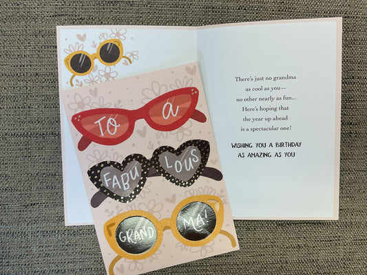 Grandma Birthday Card