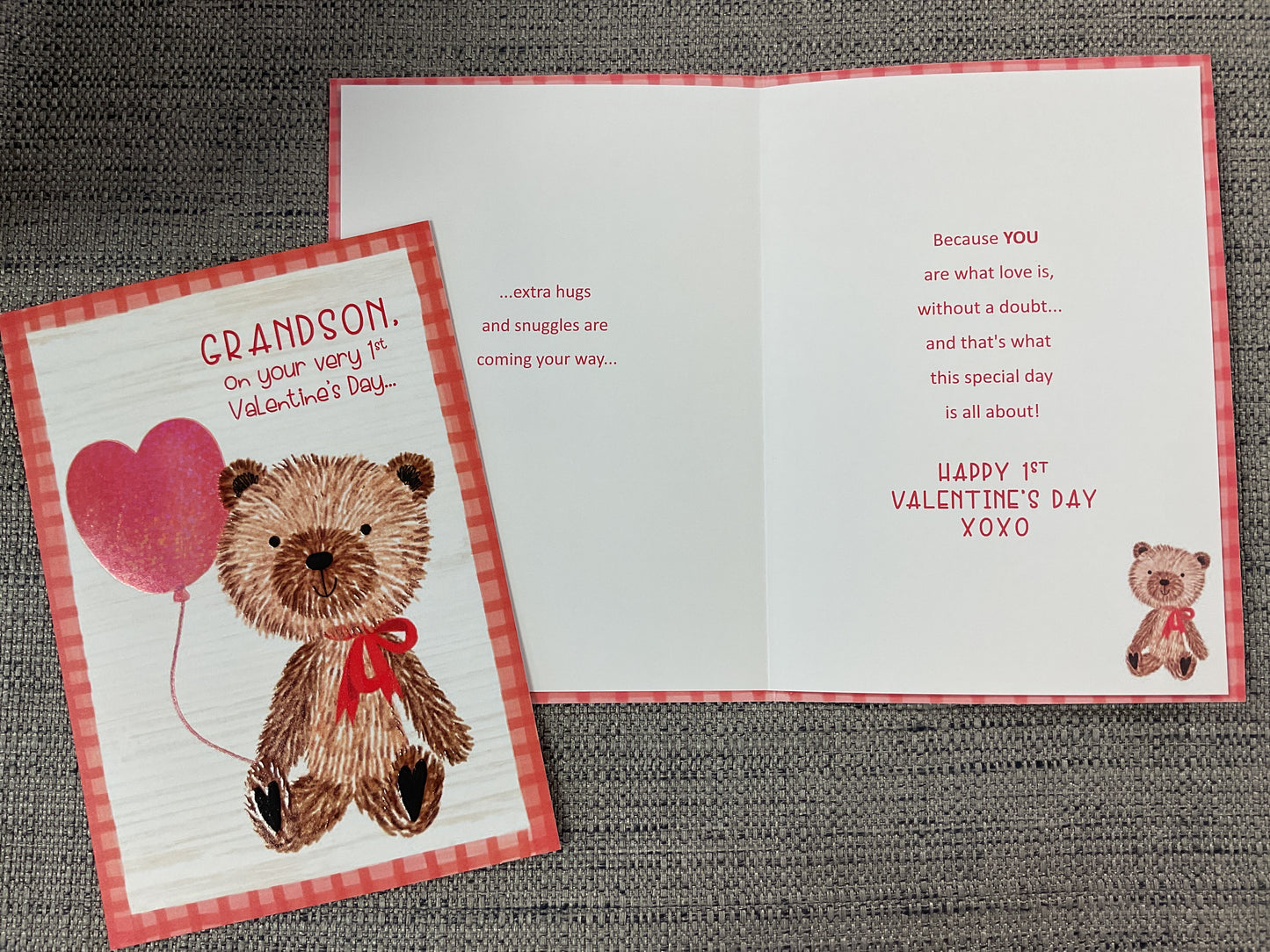 Valentine’s Day Card - Grandson’s 1st