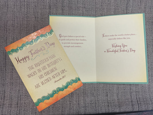 Religious - fathers Day Card