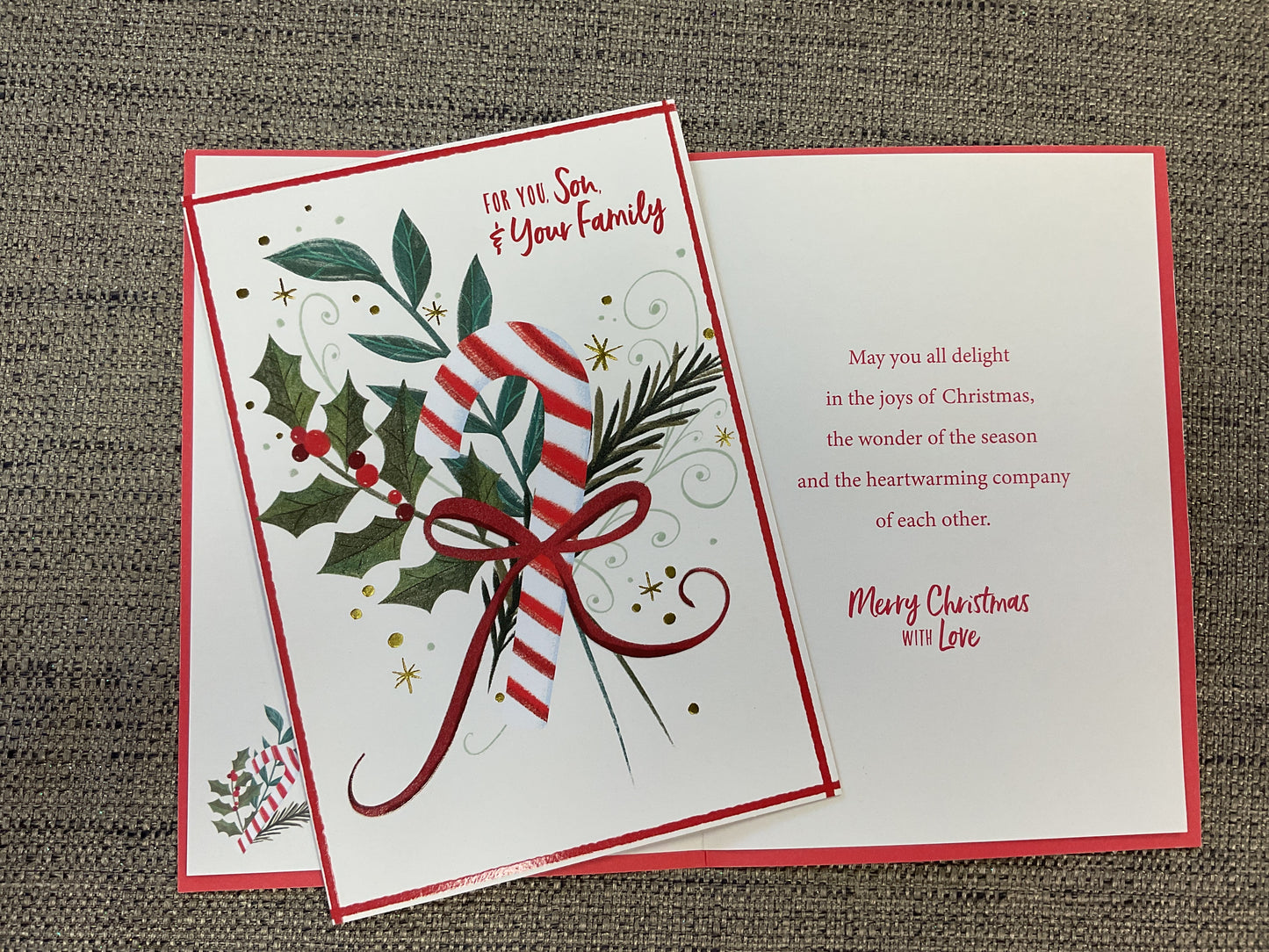 Son & Family Christmas Card