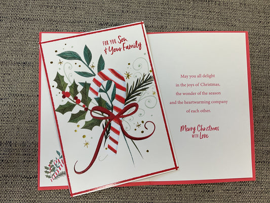 Son & Family Christmas Card