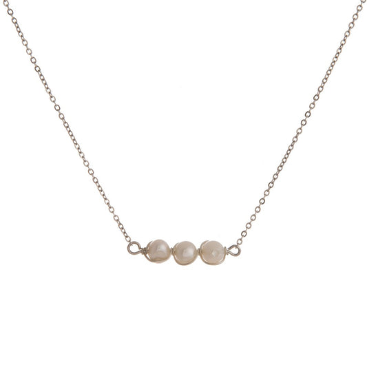 Necklace with Pearl Beads
