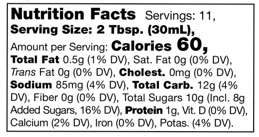 Bourbon Molasses Barbecue Sauce 11 fl oz