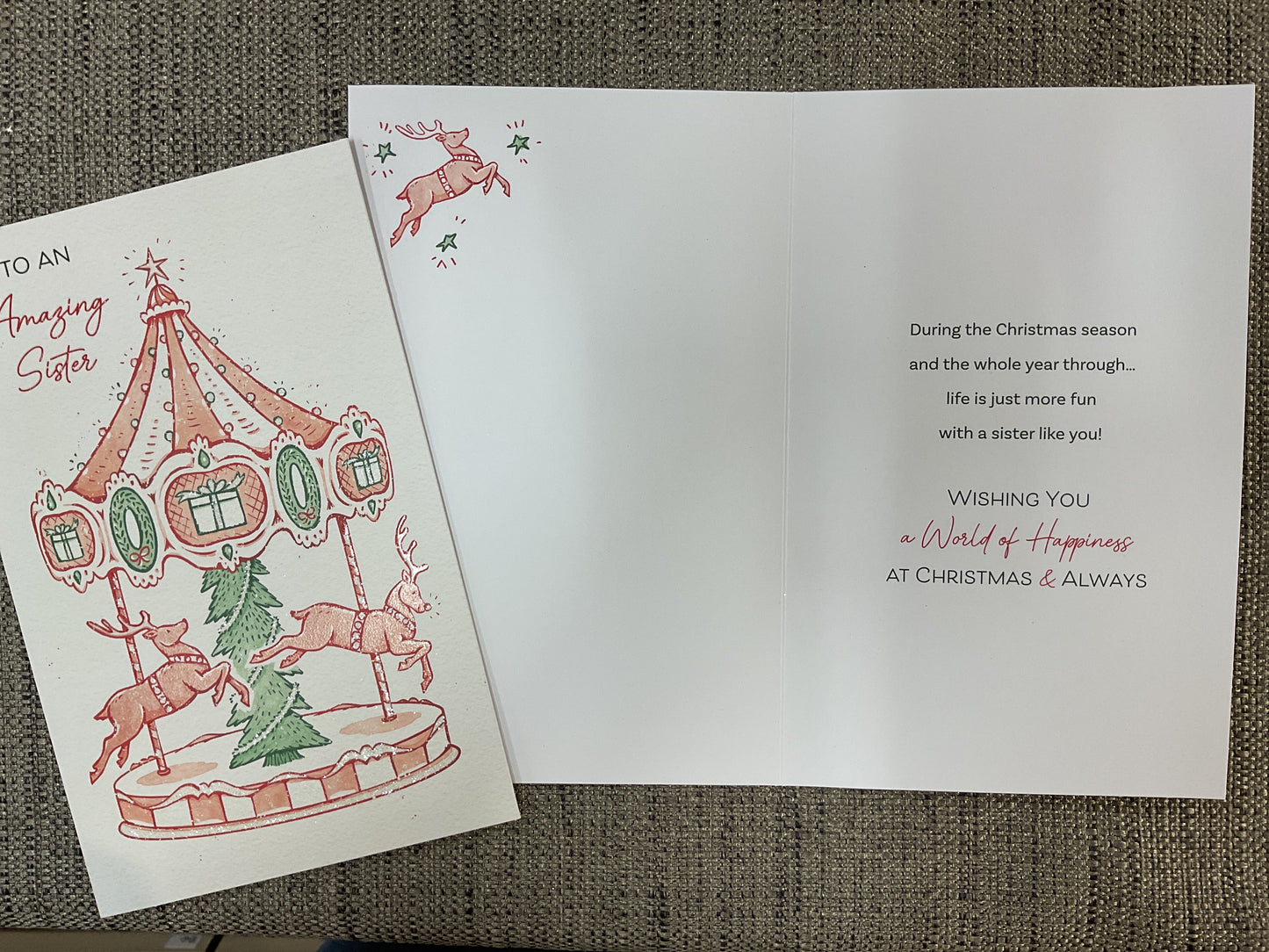 Christmas Card - Sister
