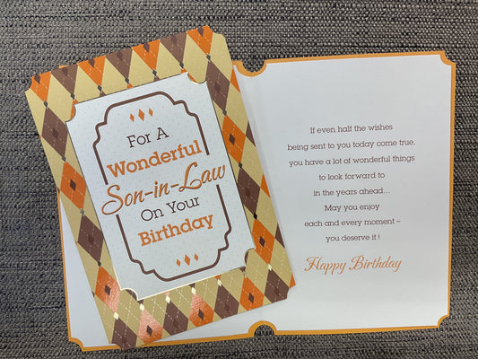 Son-in-Law Birthday