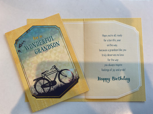 Grandson Birthday Card