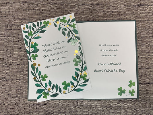 Happy St. Patrick’s Day Card Religious
