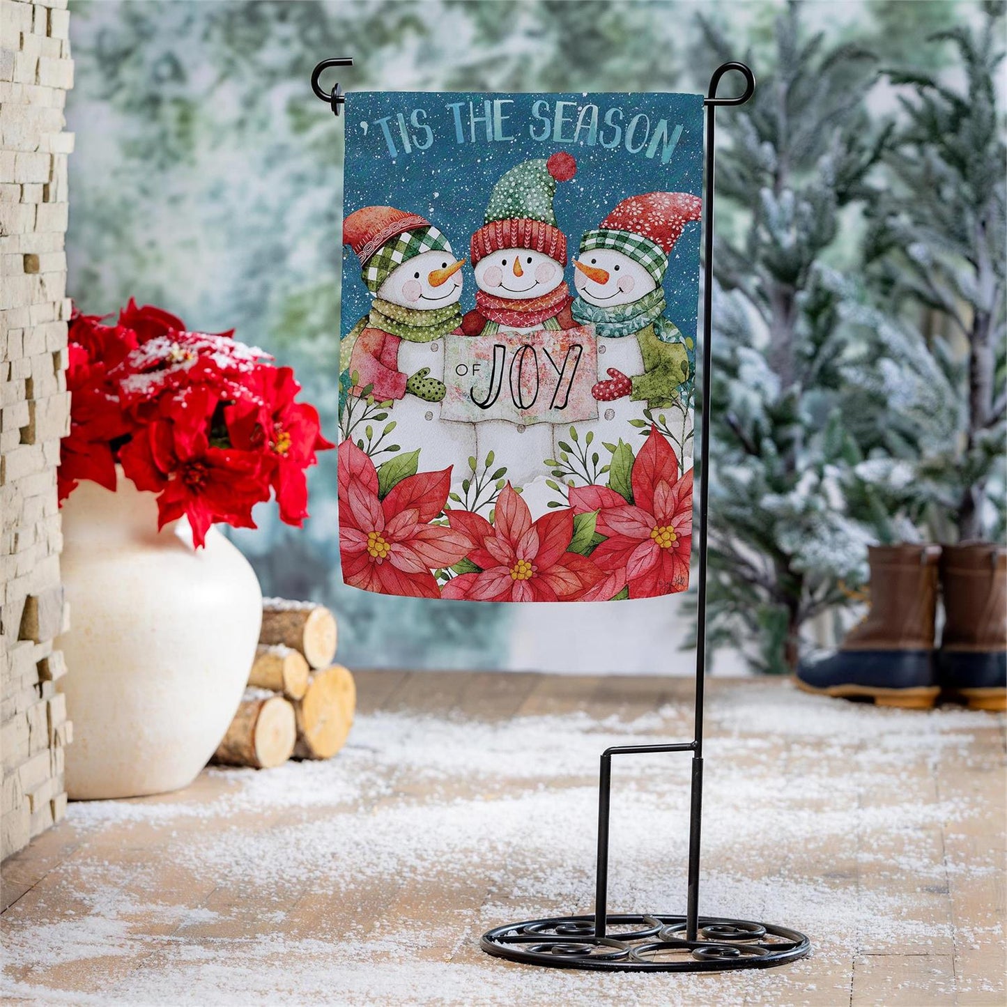 Christmas Garden Flags