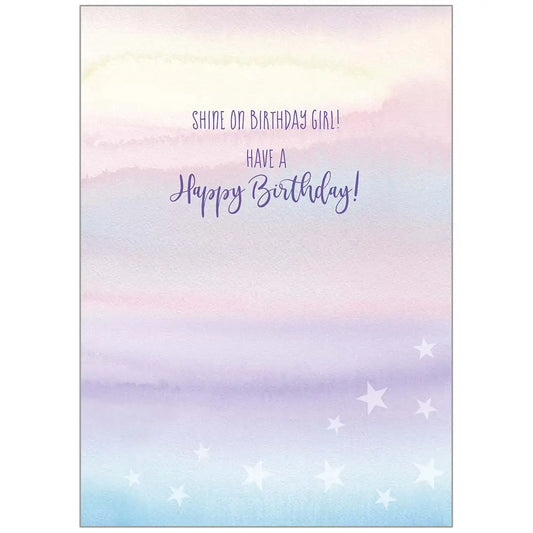 Born To Sparkle - Juvenile Birthday Card