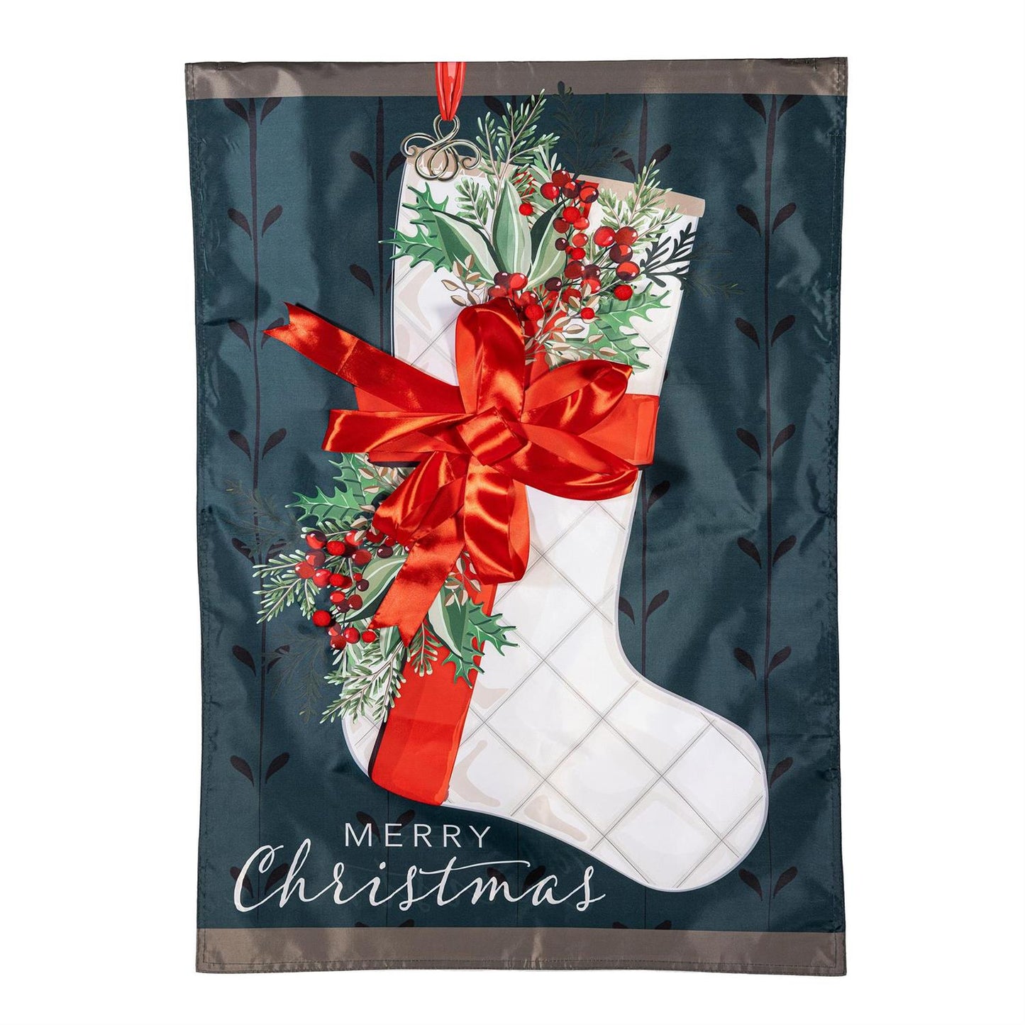 Christmas Applique Garden Flag