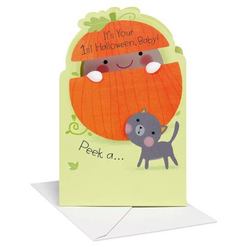 Halloween Baby's 1st | Baby's First Halloween Greeting Card