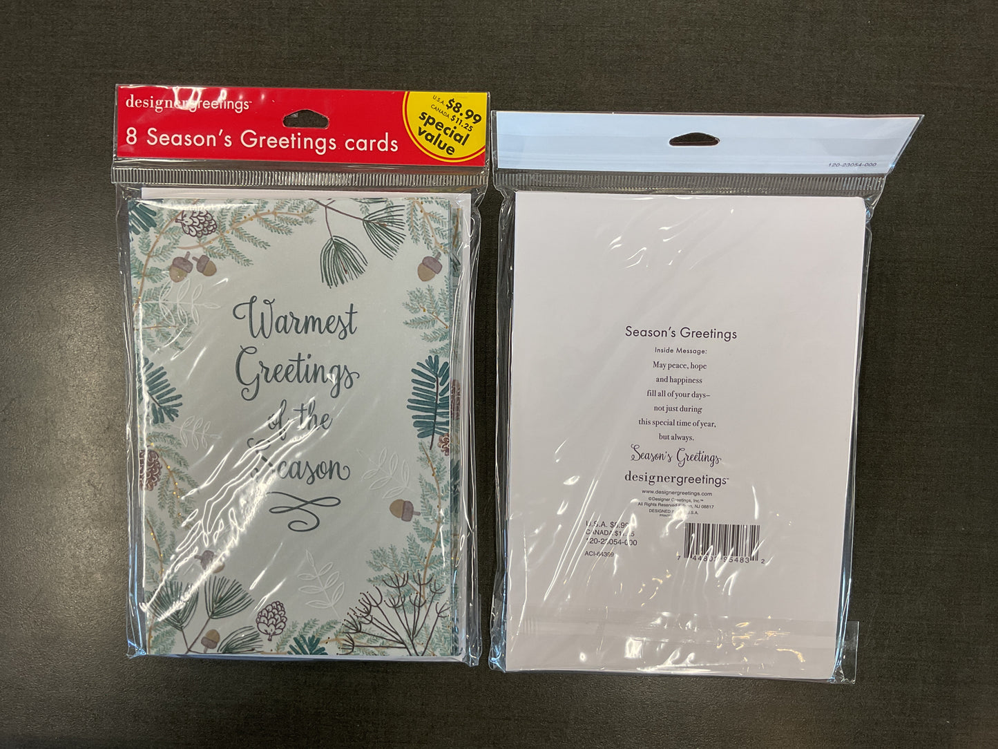 8 Ct Holiday Greetings Cards