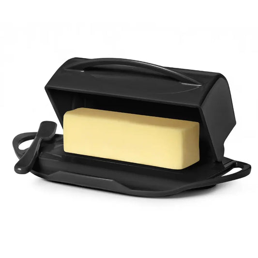 Flip-Top Butter Dish w/ Butter Knife