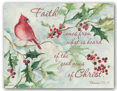 Cardinal and Berries Boxed Christmas Cards
