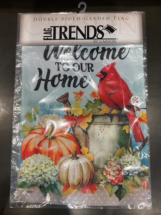 Harvest Cardinal Garden Flag