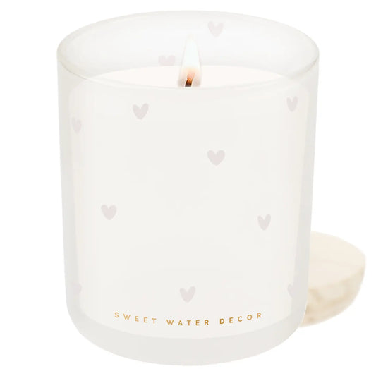 All Over Hearts 12 oz Soy Candle