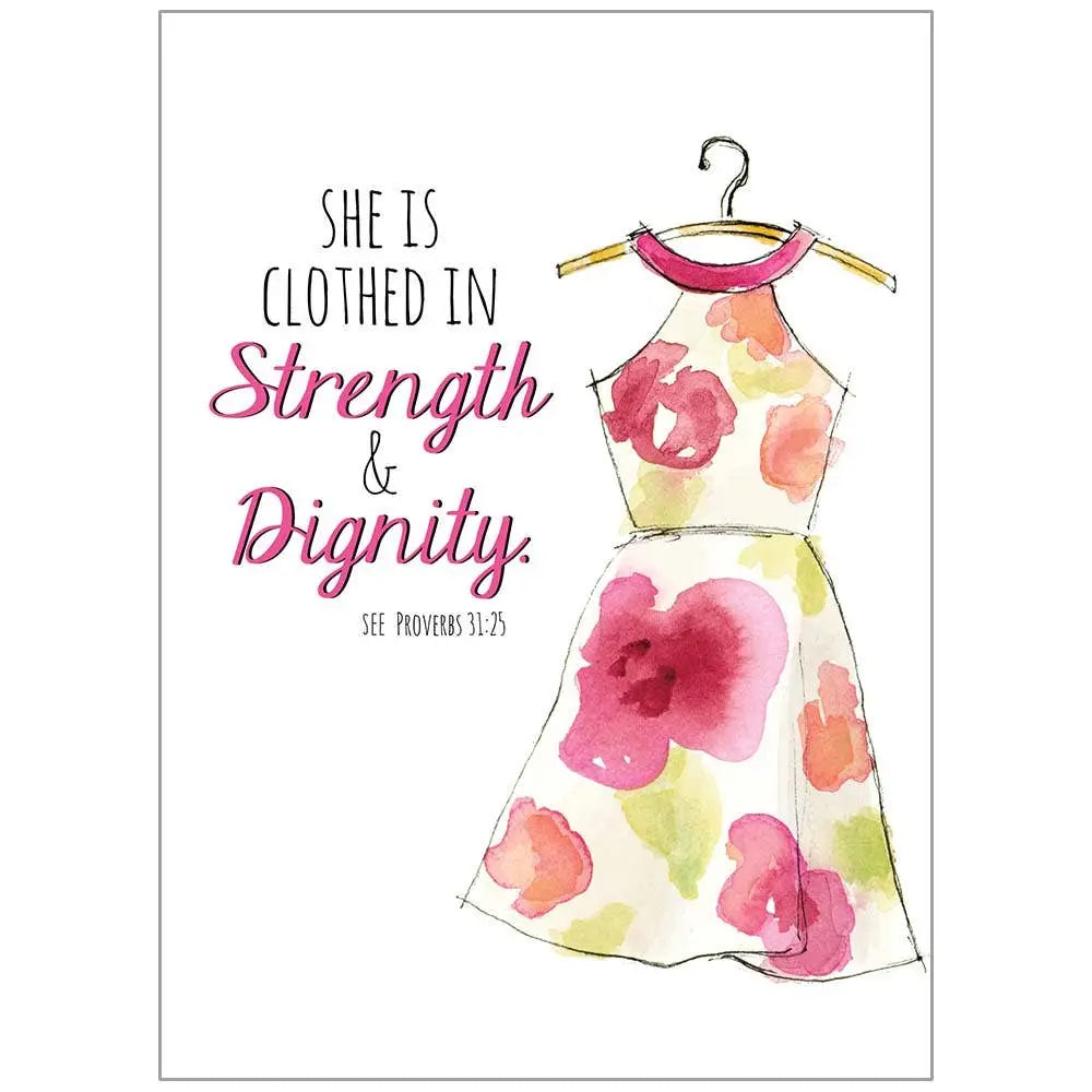 Floral Dress - Faith Birthday For Her Card