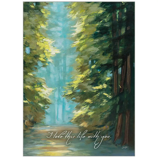 Sunlit Forest - Birthday Husband Card