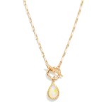 Teardrop Pendant Necklace