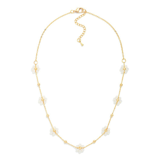Beaded Flower Necklace (Copy)
