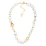 Multi-Stone Beaded Necklace